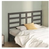 Image de Hoofdbord 156x4x104 cm massief grenenhout grijs818147