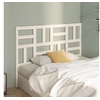 Image de Hoofdbord 126x4x104 cm massief grenenhout wit818181