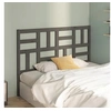 Image de Hoofdbord 126x4x104 cm massief grenenhout grijs818182