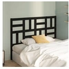 Image de Hoofdbord 126x4x104 cm massief grenenhout zwart818184