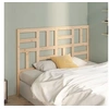 Image de Tête de Lit Accessoire de Lit Double Meuble de Chambre à Coucher Tête de Cadre de Lit Intérieur 166x4x104 cm Bois Massif de Pin 818200