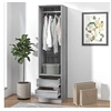 Image de Armoire avec tiroirs Sonoma gris 50x50x200 cm Bois d ingénierie