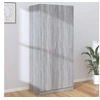 Image de Garde robe Sonoma gris 80x52x180 cm Bois d ingénierie