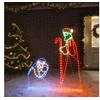 Image de Figurine de Noël Marie et Joseph avec 264 LED Décoration de Noël Ornement de Vacances Décoration de Fête Salle de Séjour 40x55&38x100cm