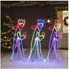 Image de Figurine de Noël de Trois Rois avec 504 LED Décoration de Noël Ornement de Vacances Décoration de Fête Salle de Séjour Intérieur 99,5x45,5 cm