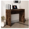 Image de Bureau Chêne fumé 90x40x72 cm Bois d'ingénierie