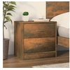 Image de Table de chevet Chêne fumé 40x30x40 cm Bois d'ingénierie815405