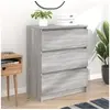Image de Buffet Sonoma gris 60x35x76 cm Bois d ingénierie