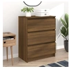 Image de Buffet Chêne marron 60x35x76 cm Bois d ingénierie