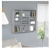 Image de Wandschap 90x16x78 cm bewerkt hout grijs sonoma eikenkleurig815559