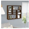 Image de Wandschap 90x16x78 cm bewerkt hout bruin eikenkleur815560