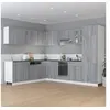 Image de Armoire de plancher à tiroir Sonoma gris 60x46x81,5 cm