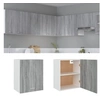 Image de Armoire suspendue Sonoma gris 50x31x60 cm Bois d ingénierie