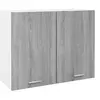 Image de Armoire suspendue Sonoma gris 80x31x60 cm Bois d ingénierie