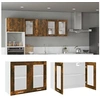 Image de Hangkast 80x31x60 cm bewerkt hout gerookt eikenkleurig815594