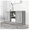 Image de Buffet Sonoma gris 120x30,5x70 cm Bois d ingénierie