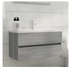 Image de Armoire d'évier Sonoma gris 90x38,5x45 cm Bois d'ingénierie815655