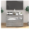 Image de Meuble TV avec lumières LED Sonoma gris 60x35x40 cm