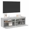 Image de Meubles TV 2 pcs avec lumières LED Sonoma gris 60x35x40 cm815681