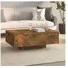 Image de Table basse Chêne fumé 85x55x31 cm Bois d ingénierie