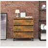 Image de Buffet Chêne fumé 60x35x69 cm Bois d ingénierie