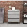 Image de Buffet Sonoma gris 60x35x69 cm Bois d ingénierie
