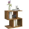 Image de Tables de chevet 2pcs Chêne fumé 50x30x51,5cm Bois d'ingénierie