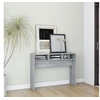 Image de Table console Sonoma gris 105x30x80 cm Bois d'ingénierie815940