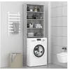 Image de Meuble pour machine à laver Sonoma gris 64x24x190 cm