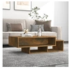 Image de Table basse Chêne fumé 105x55x32 cm Bois d'ingénierie815981