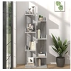 Image de Bibliothèque 48x25,5x140 cm Sonoma gris Bois d ingénierie