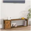 Image de Meuble TV Chêne fumé 100x24x32 cm Bois d ingénierie