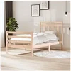 Image de Bedframe massief hout 100x200 cm3100644