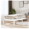 Image de Bedframe zonder matras massief grenenhout wit 75x190 cm3100984