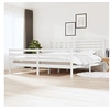 Image de Bedframe massief hout wit 200x200 cm3101109