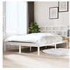 Image de Bedframe massief grenenhout wit 140x190 cm3101199