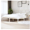 Image de Bedframe massief grenenhout wit 160x200 cm3101229