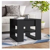 Image de Table basse noir 55,5x55x45 cm bois d ingénierie