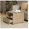 Image de Table basse chêne sonoma 55x55x40 cm bois d'ingénierie