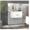 Image de Table de chevet murale Blanc810971