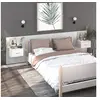 Image de 2x Tables de Chevet Murales Tables de Nuit Flottantes Armoires de Chevet Suspendues Armoires de Lit Meuble de Chambre Blanc