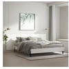 Image de Hoofdbord wandmodel 240x1,5x80 cm bewerkt hout wit811052