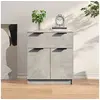 Image de Dressoir 60x30x70 cm bewerkt hout betongrijs811092