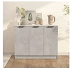 Image de Buffet Gris béton 90,5x30x70 cm Bois d ingénierie