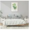 Image de 2x Tables de Chevet Tables de Nuit Armoires de Chevet Armoires de Lit avec Rangement Chambre à Coucher Intérieur Blanc Bois d'Ingénierie