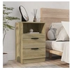 Image de Table de chevet Chêne sonoma Bois d ingénierie