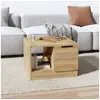 Image de Table basse chêne sonoma 50x50x36 cm bois d ingénierie