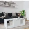 Image de Table basse blanc 102x50x36 cm bois d'ingénierie
