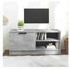 Image de Meuble TV Gris béton 80x35x36,5 cm Bois d ingénierie