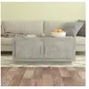 Image de Table basse gris béton 102x50x45 cm bois d ingénierie